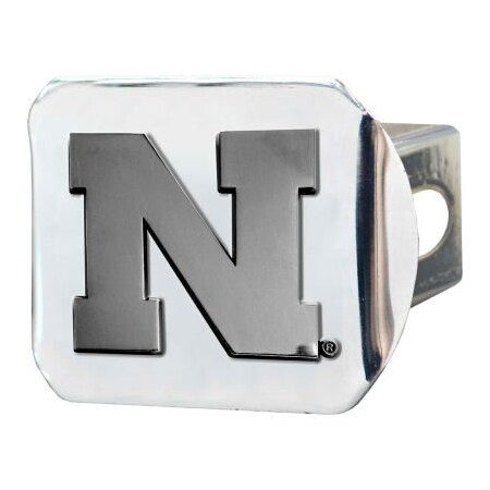 Fanmats University of Nebraska - 3-D Chrome Hitch Cover 3-3/8" x 4" - 15058 15058